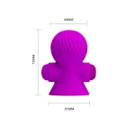 Funda para los Pezones con Vibración Rosa