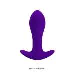 Estimulador Anal con Vibración Púrpura