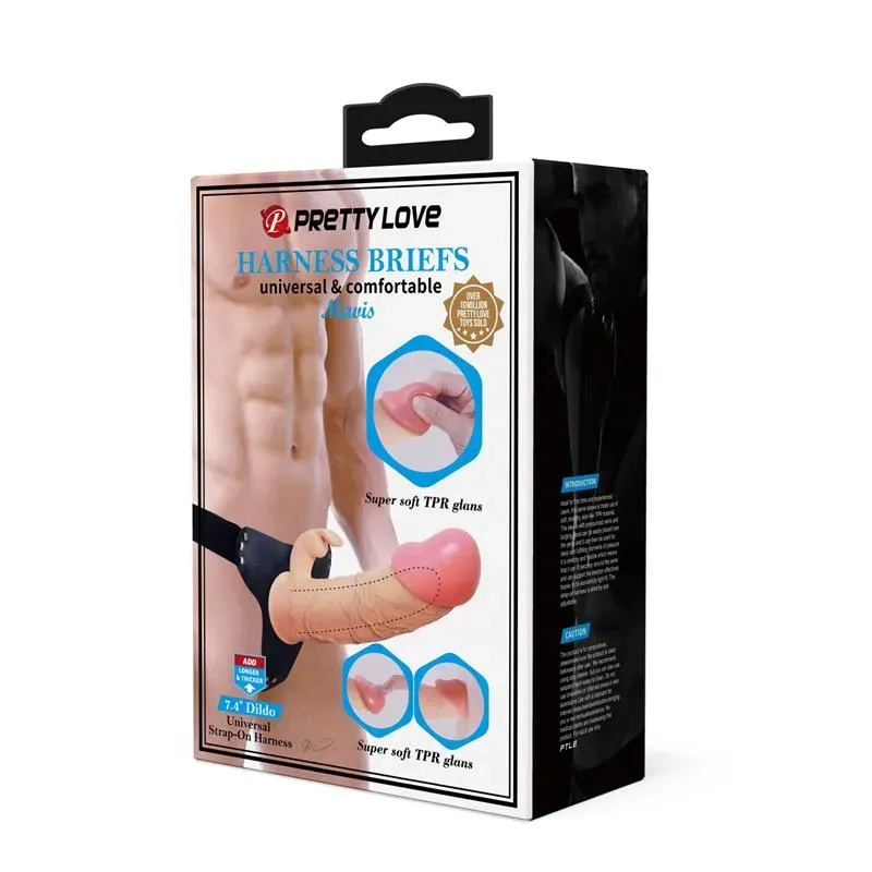 Arnés con Dildo Hueco 19 cm Mavis – Arneses