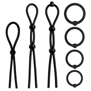 Set de 7 Anillos para el Pene Silicona Sólida