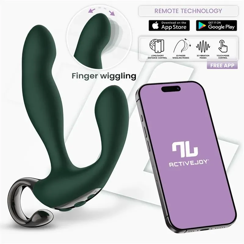 Greeny Masajeador Prostático con Finger Wiggling y App – Anal
