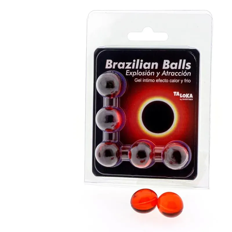 Set 5 Brazilian Balls Excitante Efecto Calor y Frío – Para el Baño