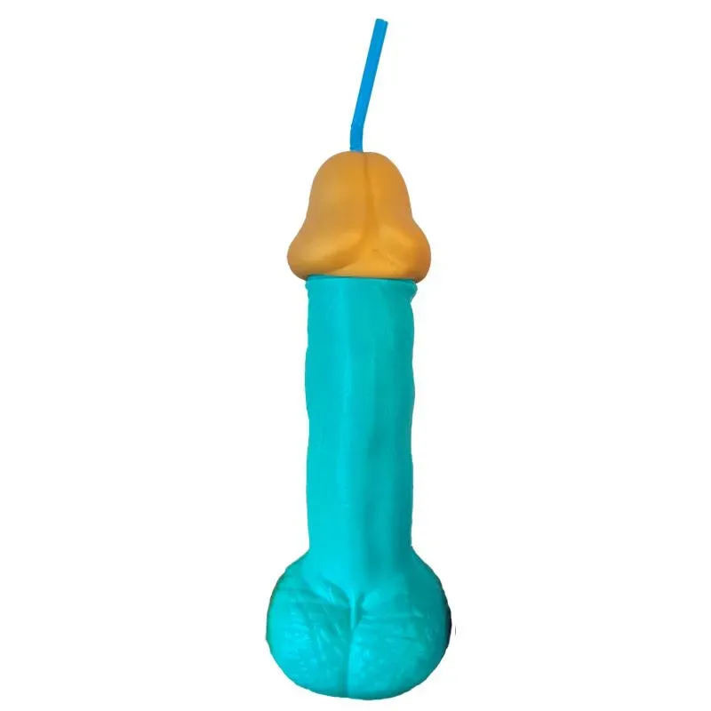 Vaso con Forma de Pene Azul 500 ml – Complementos/Artículos Divertidos