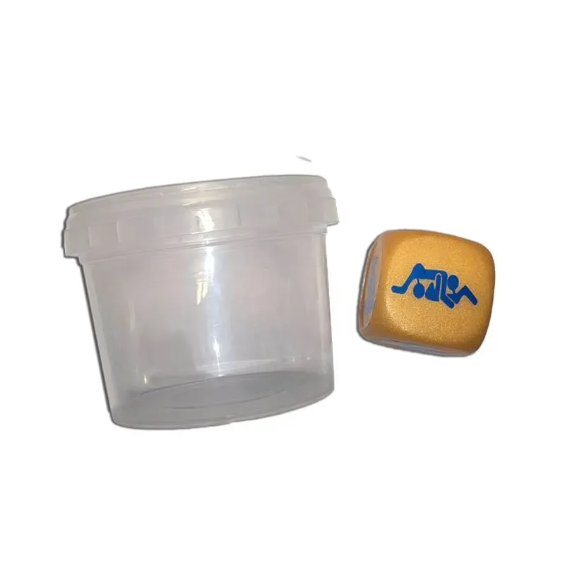 Dado Dorado de Posturas en Bote para Chicos – Dados