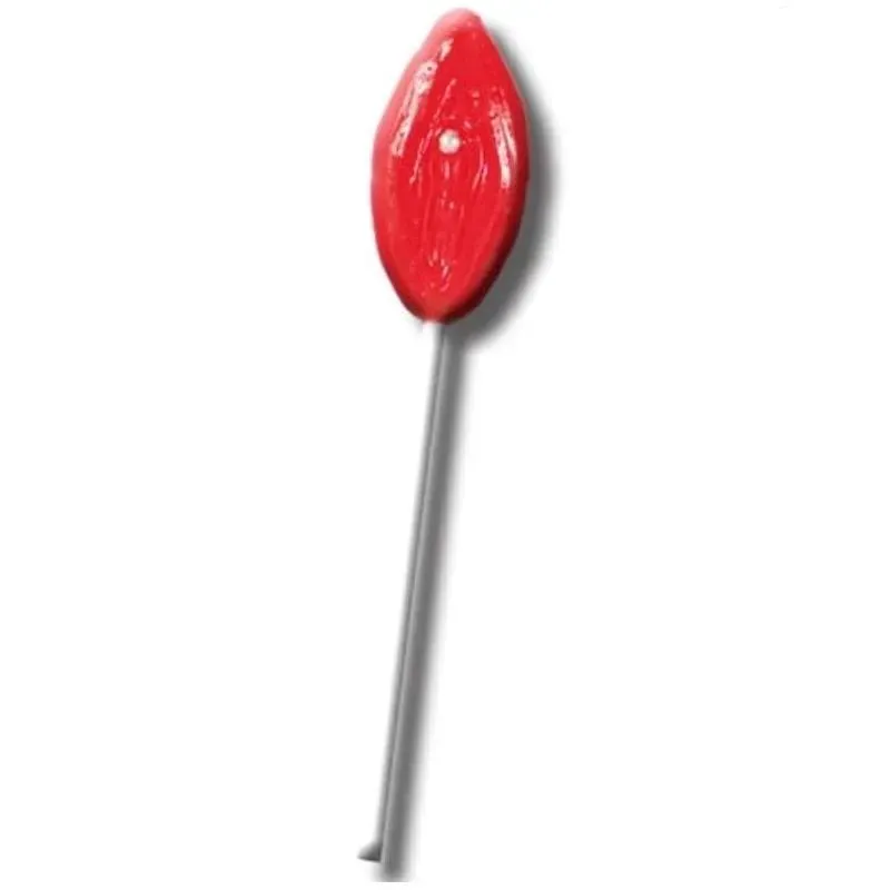 Piruleta de Gominola Labios Sabor Fresa – Juegos Comestibles