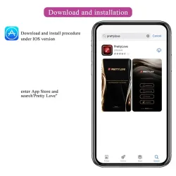 Ethan Vibrador con APP Púrpura