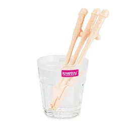 Pajita de Pene Pack de 9