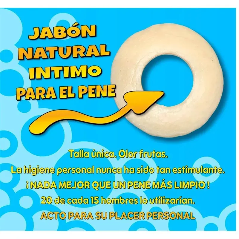 Jabón en Forma de Anillo para el Pene Amarillo – Complementos/Artículos Divertidos