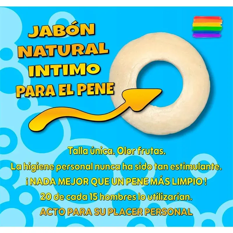 Jabón en Forma de Anillo para el Pene Naranja – Complementos/Artículos Divertidos