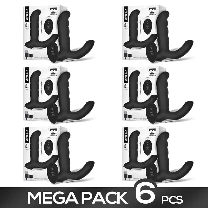 Pack de 6 Ampex Masajeador Prostático con Thrusting – Packs