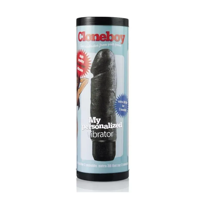 Clonador Dildo con Vibrador Negro – Accesorios Pene