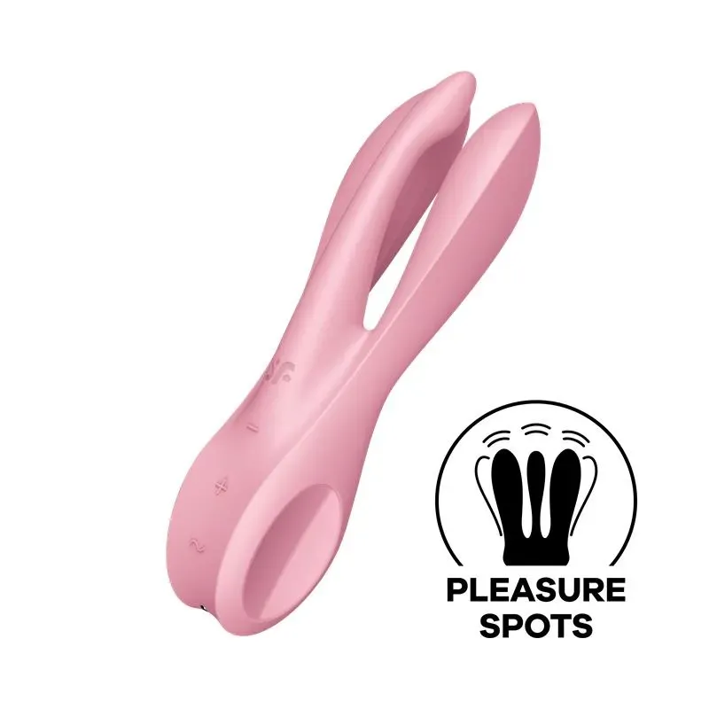 Vibrador Threesome 1 Rosa – Estimuladores