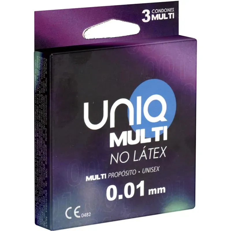 Multisex Preservativos Varios Usos 3 unidades – Sin Latex