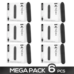 Pack de 6 Teken Bala Vibradora Flexible Silicona Líquida Unibody