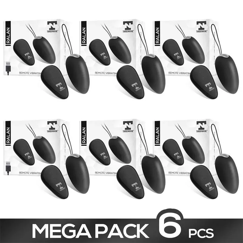 Pack de 6 Ralan Huevo Vibrador Control Remoto – Packs