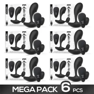 Pack de 6 ud Aquen Estimulador Prostático y Perineo Silicona Líquida