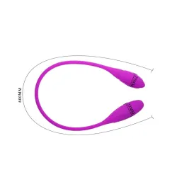 Pretty Love Huevos Vibradores Snaky Vibe Color Púrpura