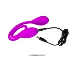 Pretty Love Huevos Vibradores Snaky Vibe Color Púrpura