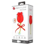 Rose Lover Estimulador con Vibración y Licking