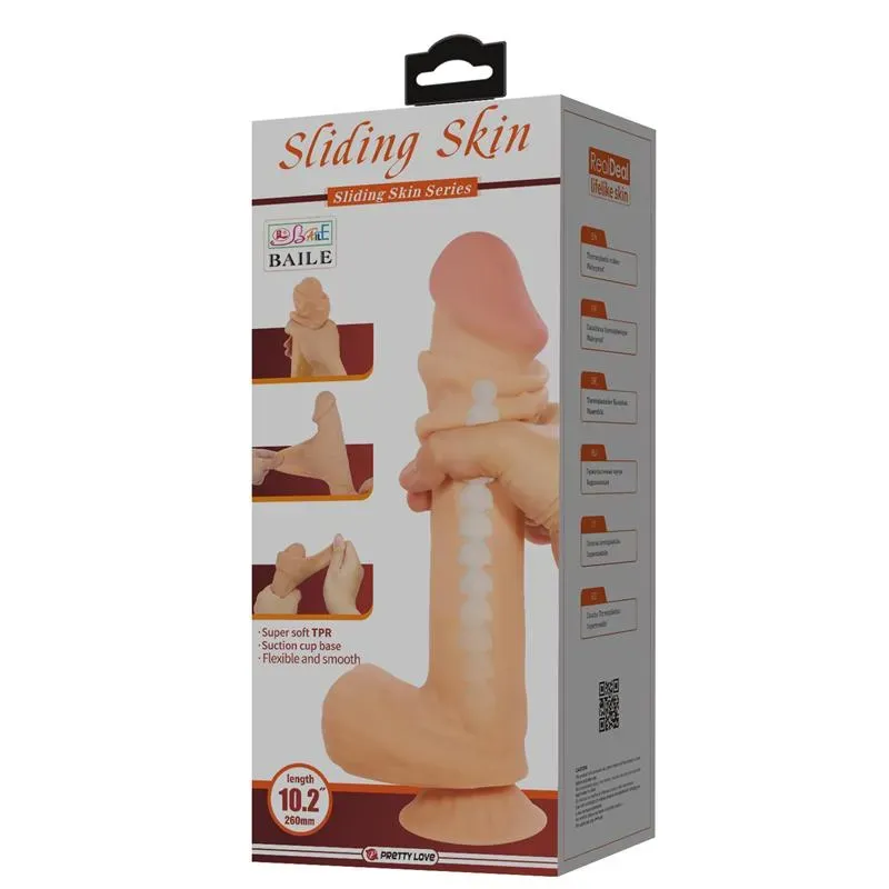 Dildo Realista Piel Deslizante 26 cm – Dildos