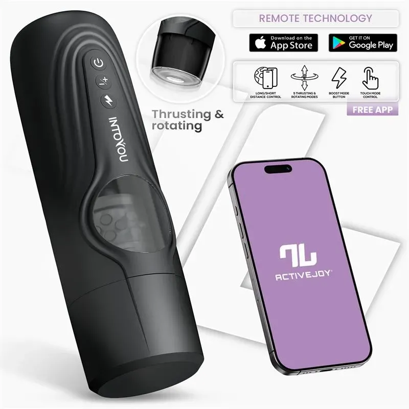 Egor Masturbador Masculino con Rotación y Thrusting con APP – Masturbadores Ella