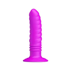 Vibrador Twist Plug Anal Púrpura