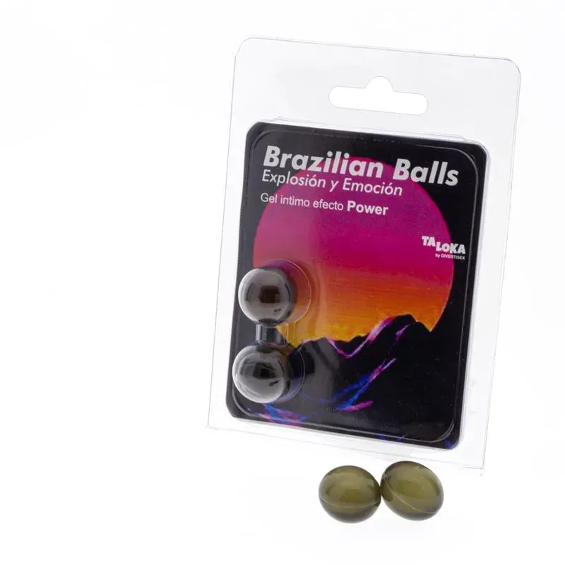 Set 2 Brazilian Balls Gel Excitante Efecto Power – Para el Baño