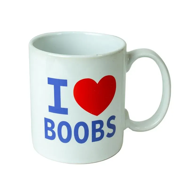 Taza de Cerámica I Love Boobs – Complementos/Artículos Divertidos