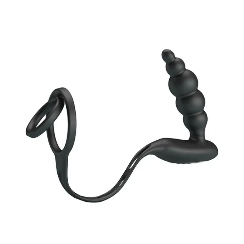 Plug Anal con Anillo para el Pene con Vibración – Anal