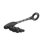 Plug Anal con Anillo para el Pene con Vibración