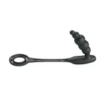 Plug Anal con Anillo para el Pene con Vibración