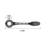 Plug Anal con Anillo para el Pene con Vibración