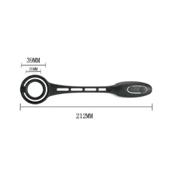 Plug Anal con Anillo para el Pene con Vibración