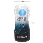 Planet Ball-Rolling Masturbador Azul