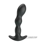 Yale Plug Anal con Vibración Negro