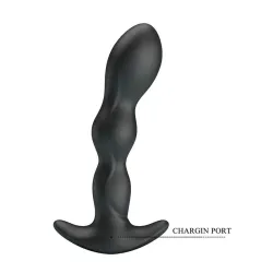 Yale Plug Anal con Vibración Negro