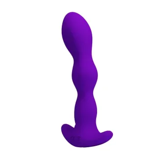 Yale Plug Anal con Vibración Púrpura