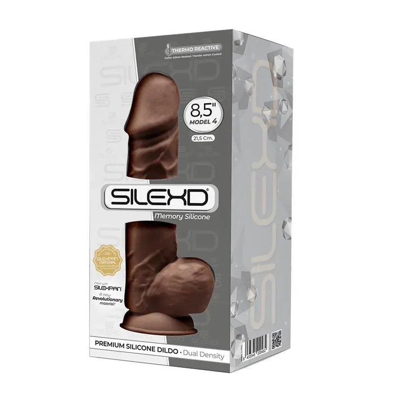 Dildo Dual Density Mod 4 - 8.5 Marrón – Dildos