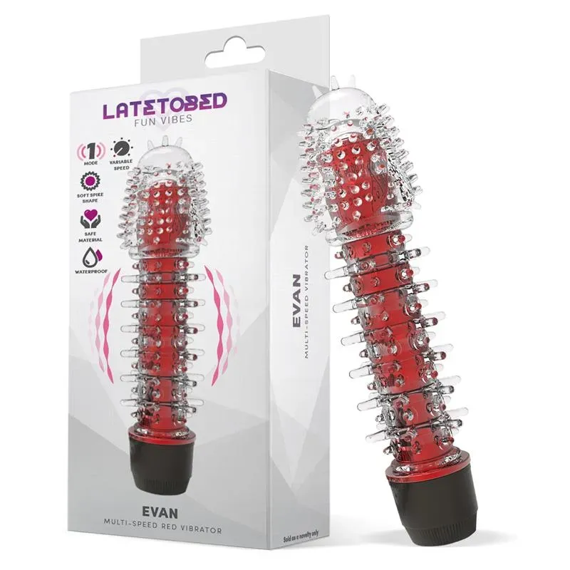 Evan Vibrador Multi Velocidad Rojo – Vibradores