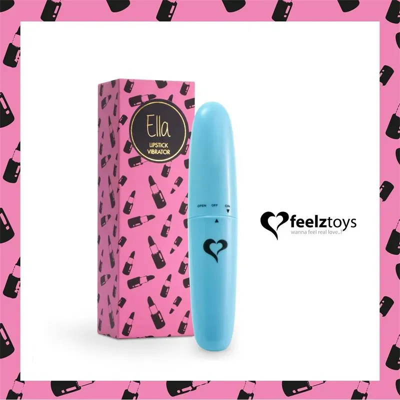 Ella Lipstick Vibrador Light Blue – Estimuladores