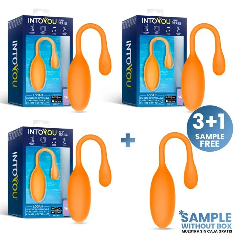 Pack 3 + Muestra Logan Huevo Vibrador con APP Unibody – Packs