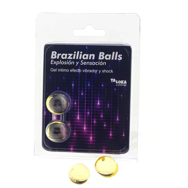 Set 2 Brazilian Balls Excitante Efecto Vibrador y Shock – Para el Baño