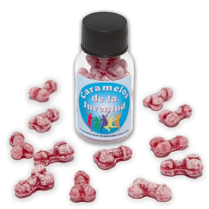 Bote Caramelos Pene Juventud 12 und – Juegos Comestibles