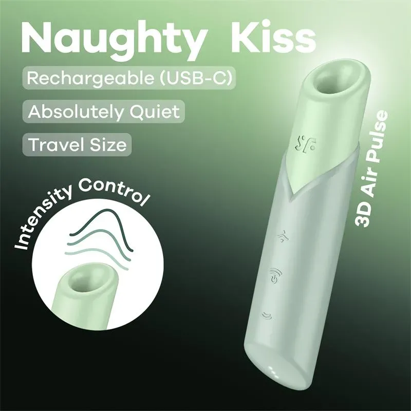 Naughty Kiss Air Pulse Vibrator – Succionadores Clitoris
