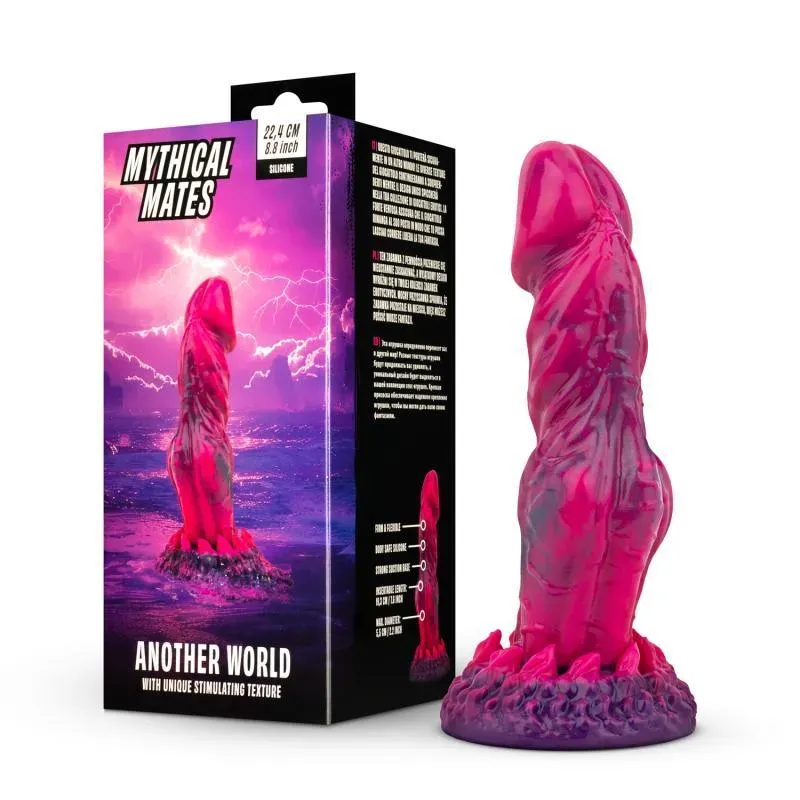 Dildo Another World Rosa y Púrpura 22.4 cm - 8.8 – Dildos