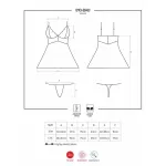 810-BAB-2 Babydoll y Tanga Color Blanco