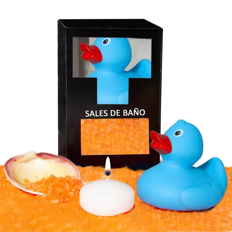 Set Sales Baño Aroma Mango Pato, Vela y Concha 150 gr – Para el Baño