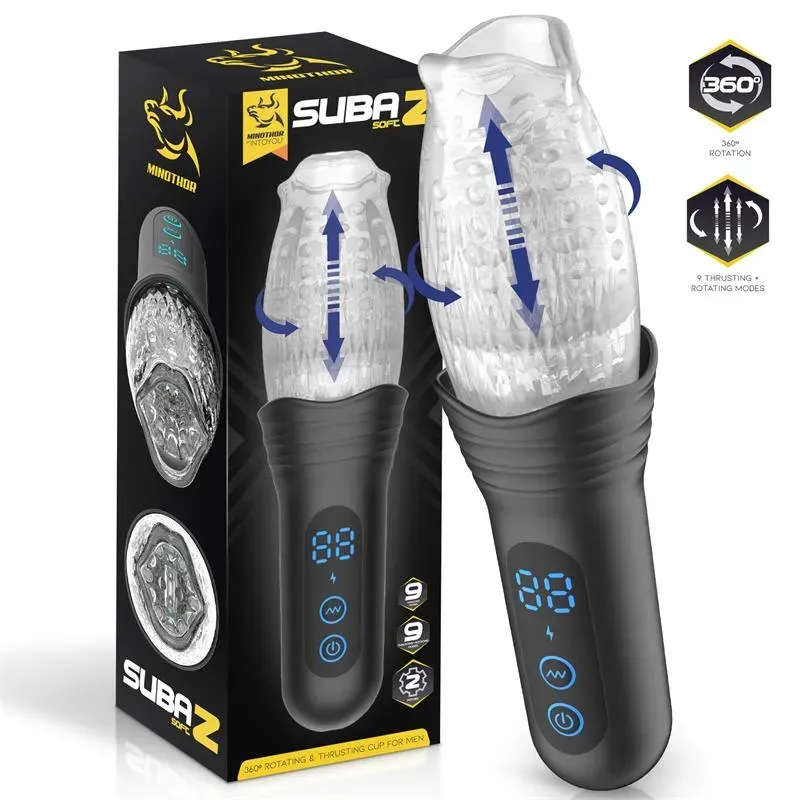 Subaz Masturbador Masculino con Thrusting y Rotación 360º – Masturbadores Ella