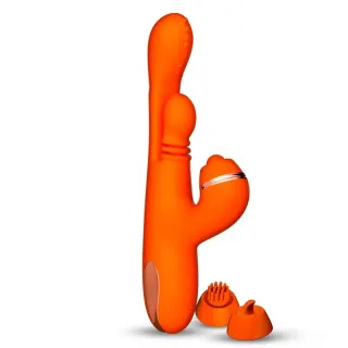 Ethan Vibrador Masaje 360º para el Punto G y Cabezales Intercambiables