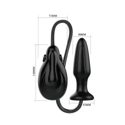 Mr. Play Inflatable Vibrating Anal Plug Clave 50